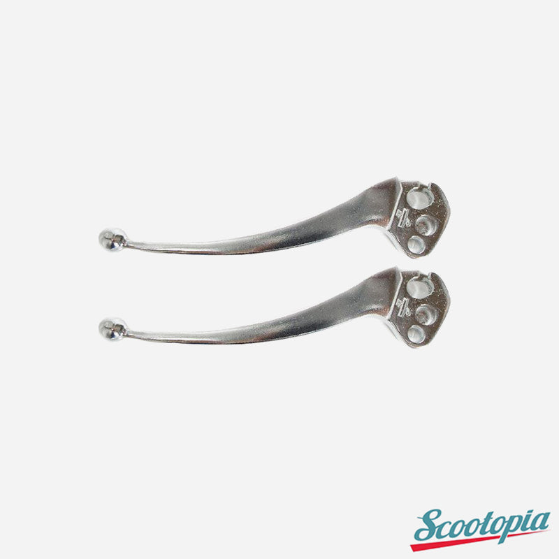 Scootopia Lambretta Series 3 LI SX TV DL GP Small Ball End Handlebar Lever Set