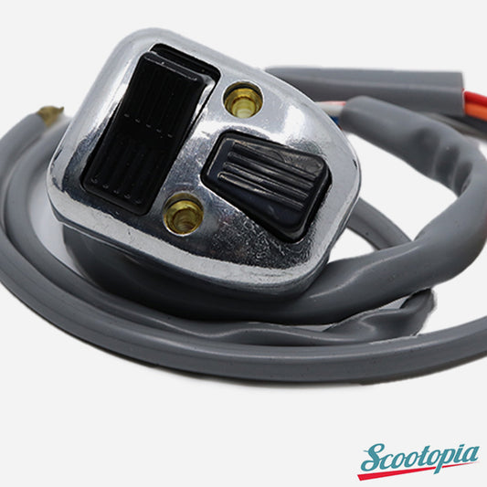 Scootopia Lambretta Series 3 LIs SX TV BECME Black Button Light Switch