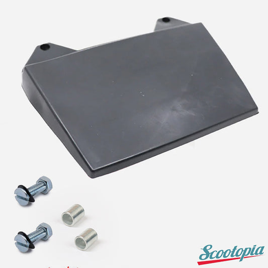 Scootopia Lambretta LI SX TV DL GP Black Mudflap & Fixings
