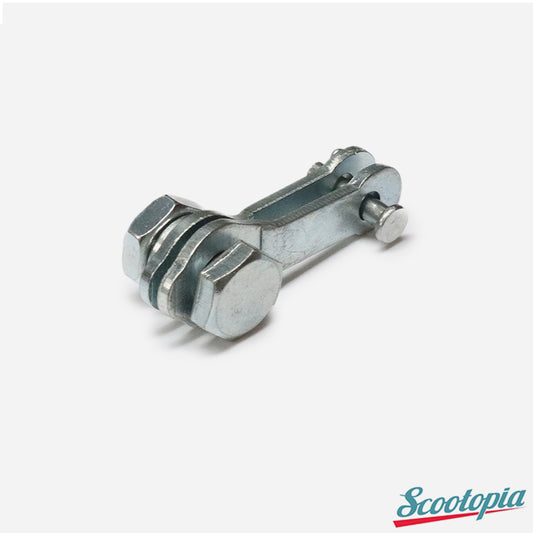 Metallic clamp or抱箍 on a white background with 'Scootopia' branding.
