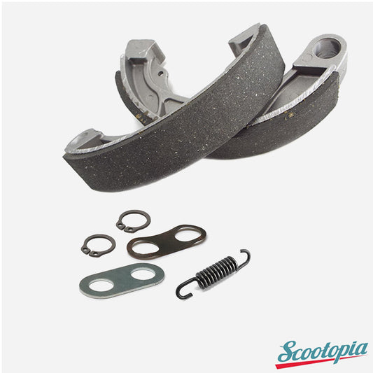 Scootopia Lambretta LI SX TV Brake Shoe & Fixing Set