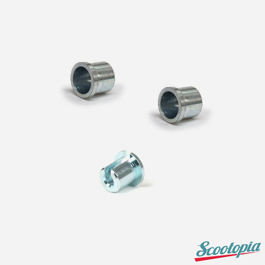 Scootopia Lambretta LI SX TV DL GP Front & Rear Brake Top Hat Set (drum brake)