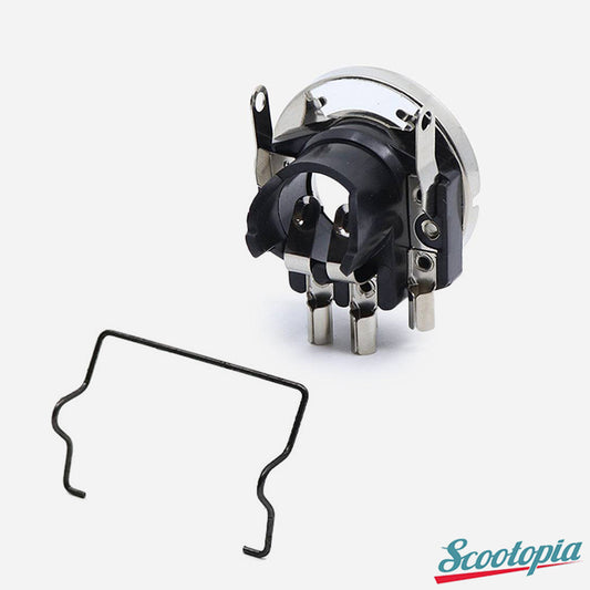 Scootopia Lambretta Series 1 & 2 LI TV Headlamp Bulb Holder & Clip