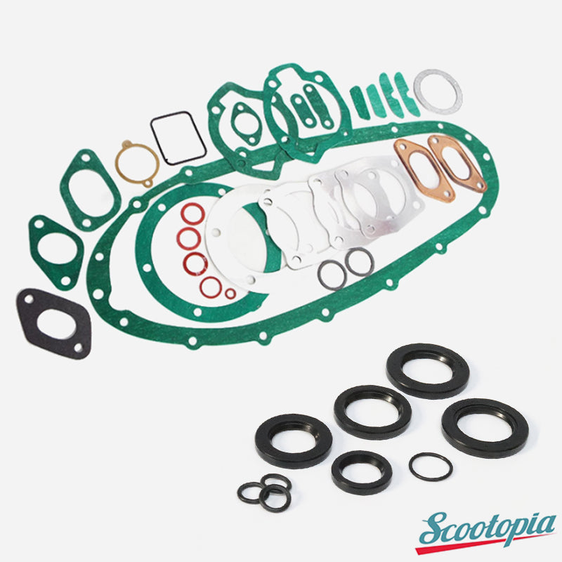 Scootopia Lambretta LI SX TV DL GP Gasket Set & Oil Seal Set