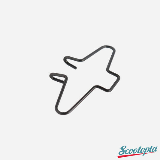 Star-shaped metal clip on a white background with 'Scootopia' branding.