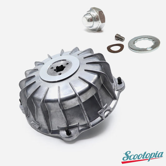 Scootopia Lambretta LI SX TV DL GP Rear Hub with Nut & Locking Kit