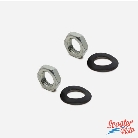 Lambretta LI SX TV DL & GP Rear Shock Nut & Washer Set