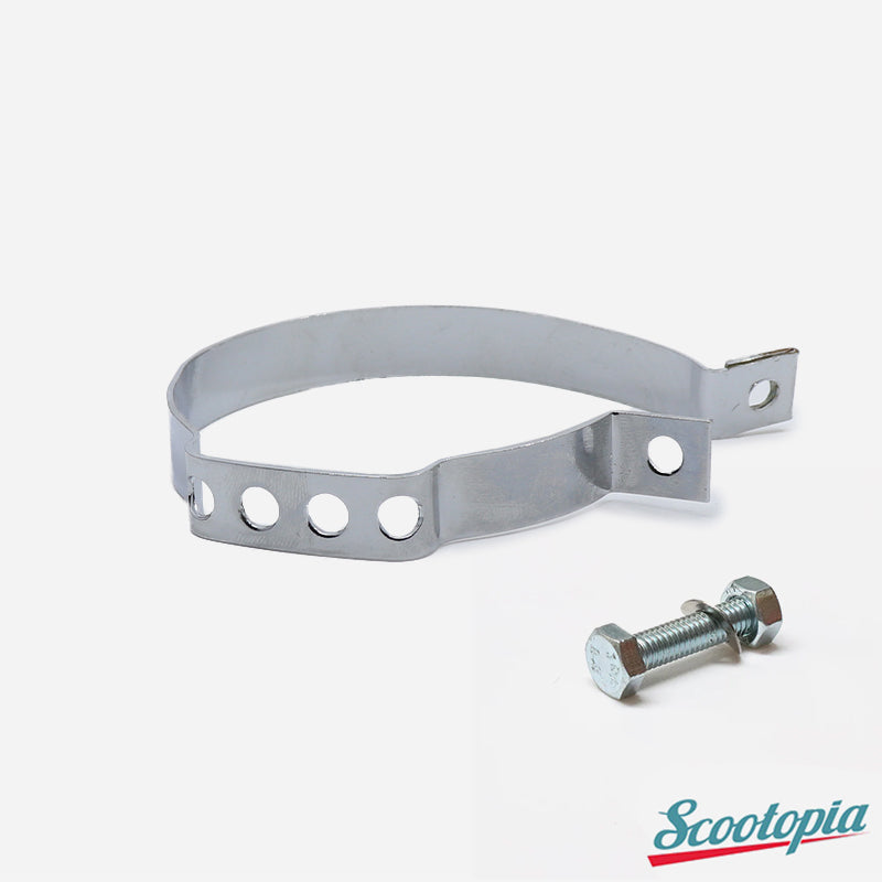 Scootopia Lambretta Series 3 LI SX TV Grease Nipple Chrome Cable Clamp