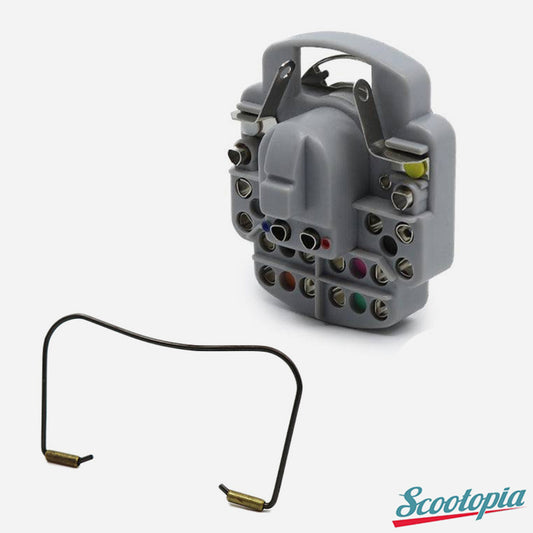 Scootopia Lambretta Series 3 LI SX TV CEV Headlamp Bulb Holder & Clip