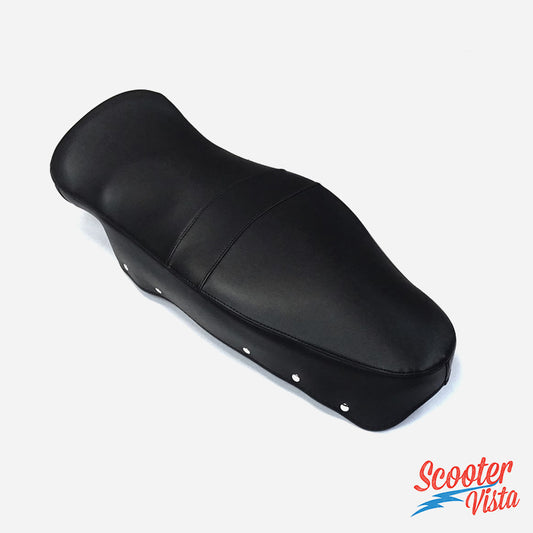 Lambretta LI SX Black Giuliari / Noemi Rosa Seat Cover (with badge)