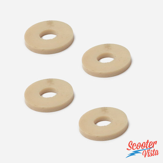 Lambretta LI SX TV DL GP Rear Seat Locking Plate Plastic Spacer Washer Set