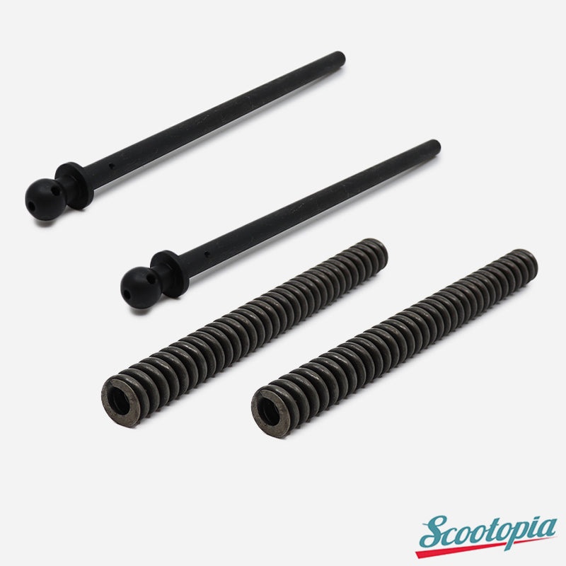 Scootopia Lambretta LI SX TV Progressive Fork Spring & Rod / Piston Set