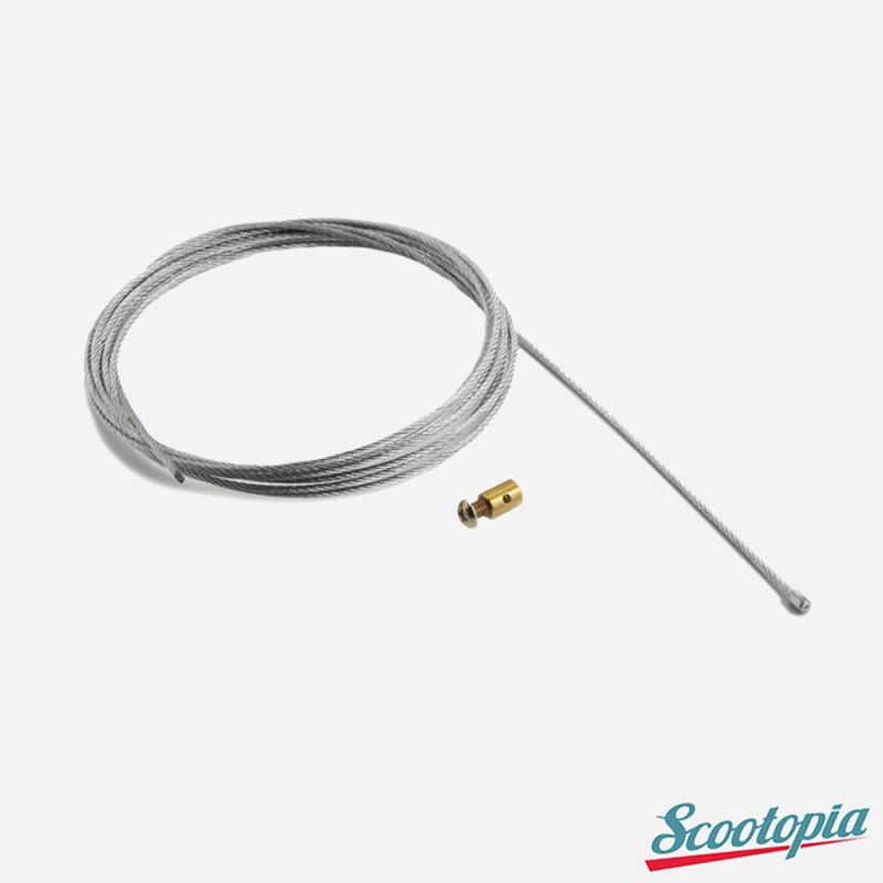 Scootopia Lambretta & Vespa X long Throttle Inner Cable & Nipple (PHBL PHBH AMAL)