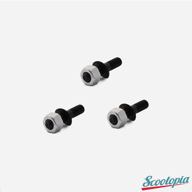 Scootopia Lambretta LI SX TV DL & GP M6 Mag Housing Stud Nut & Washer Set