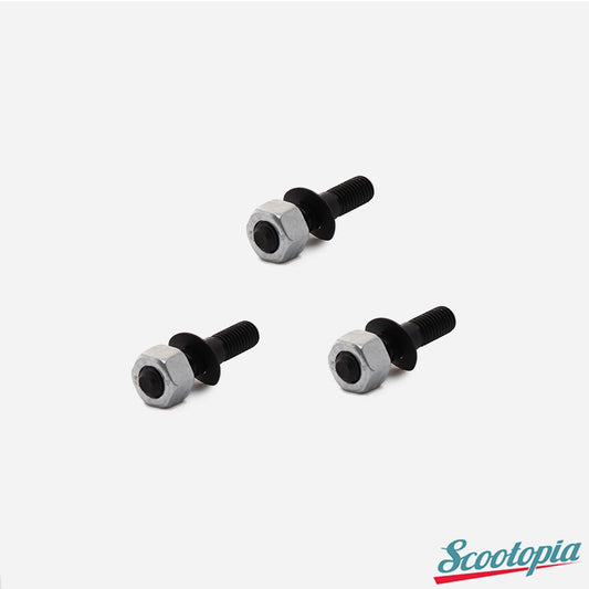 Scootopia Lambretta LI SX TV DL & GP M6 Mag Housing Stud Nut & Washer Set