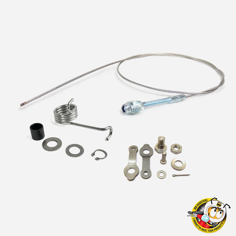 MB Scooters Lambretta LI SX TV DL GP Stainless Steel Rear Brake Overhaul Set