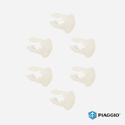 Piaggio Vespa PX PE T5 Side Panel Wire Retaining Clip Set (set of 6)