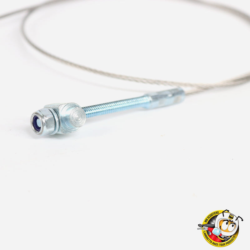 MB Scooters Lambretta LI SX TV DL & GP Rear Brake Inner Cable with Complete Threaded Adjuster