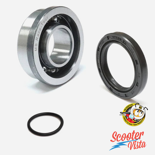 MB Scooters Lambretta LI SX TV DL GP Rear Hub Bearing, Viton Oil Seal & O Ring
