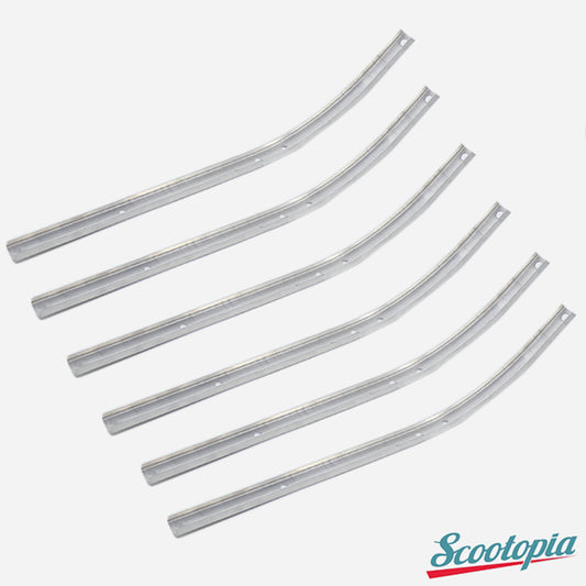 Scootopia Lambretta Series 1 & 2 LI TV Aluminium Floor Channel Set