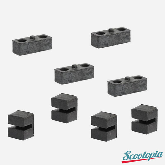 Scootopia Lambretta Series 3 LI SX TV Rubber Fuel Tank Buffer Set