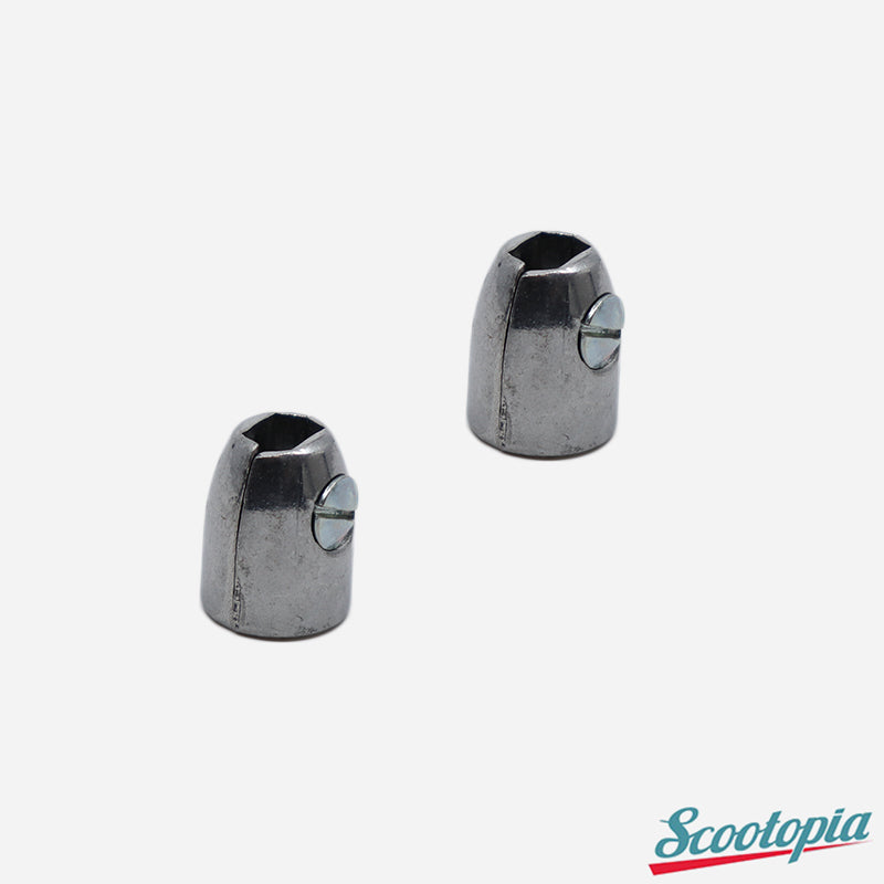 Scootopia Lambretta Series 3 LI SX TV DL GP Top Legshield Beading End Cap Set
