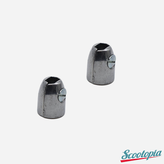 Scootopia Lambretta Series 3 LI SX TV DL GP Top Legshield Beading End Cap Set