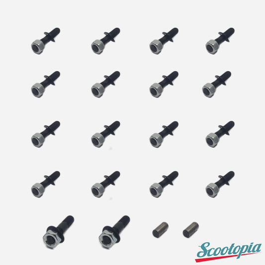 Scootopia Lambretta LI SX TV DL & GP Sidecase Stud Nut & Washer Set
