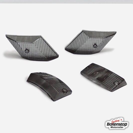 Veralux Serveta & SIL Smoked Front & Rear Indicator Lens Set