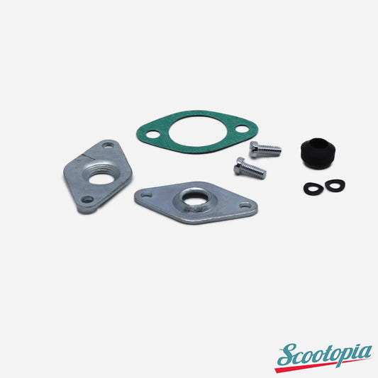 Scootopia Lambretta LI SX TV DL & GP Top Mag Housing Clamp Plate Set (standard hole)