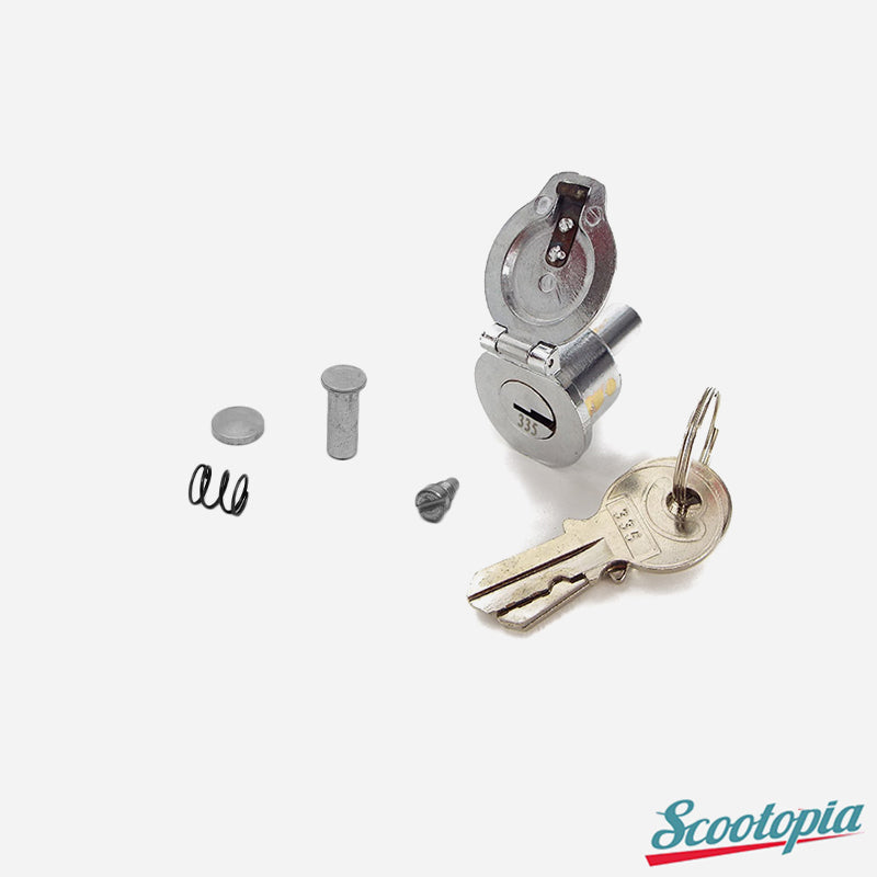 Scootopia Lambretta Series 1 & 2 LI TV Steering Lock & Fitting Kit
