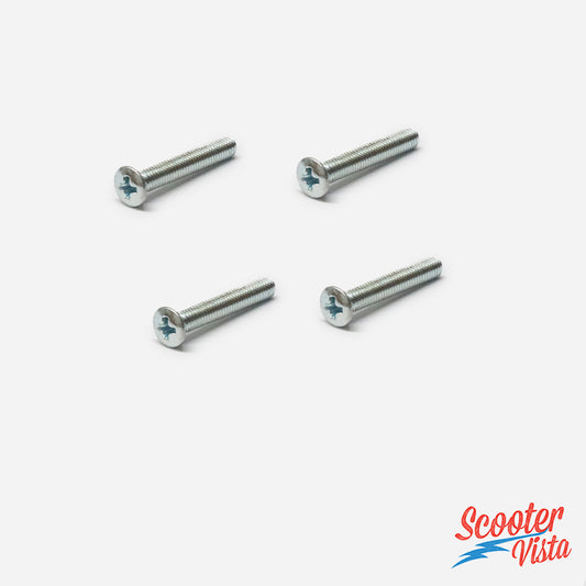 Lambretta Series 3 LIs SX TV Headlamp Rim Screw Set