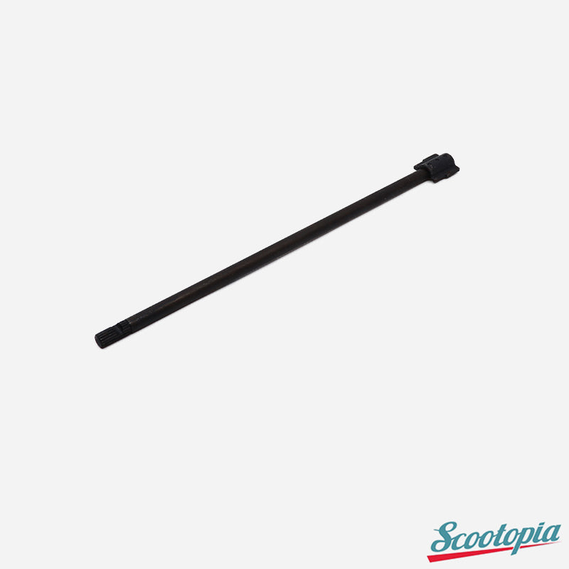 Black metal rod on a white background with 'Scootopia' branding.