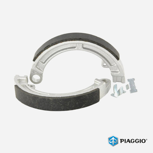 Piaggio Vespa Small Frame Front & Rear Brake Shoe Set