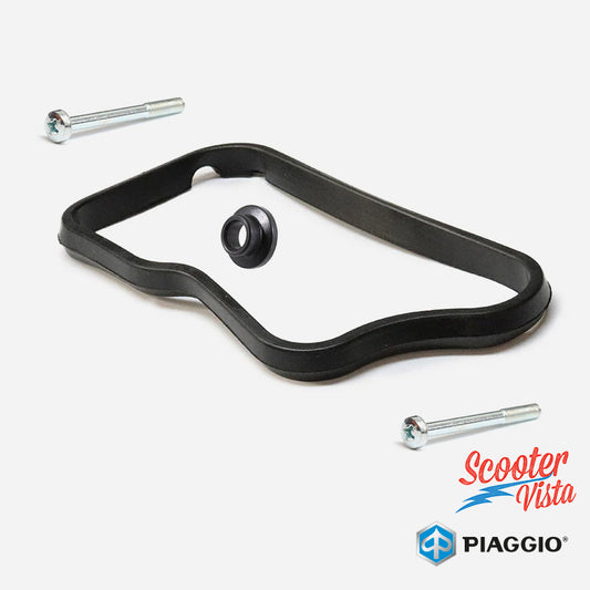 Vespa PX PE & T5 Autolube Carb Top / Airbox Gasket, Screws & Idle Screw Grommet