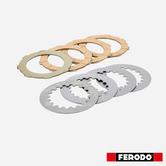 FERODO Vespa PX PE EFL M.Y. Standard Cosa 2 Clutch Cork & Steel Set