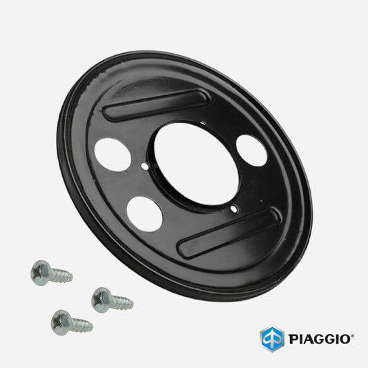 Piaggio Vespa Sprint Rally Super PX PE T5 Rear Hub Back Plate & Screw Set