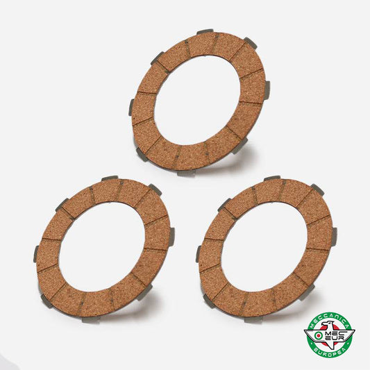 MEC EUR Vespa GS SS Rally & P200 Clutch Cork Set (3 plate)