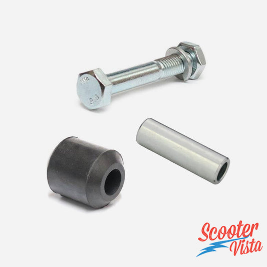Vespa PX PE T5 Lower Rear Shock Bolt & Buffer Set