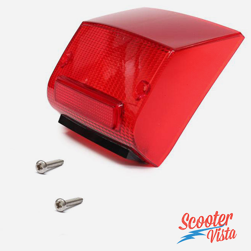 SIEM Vespa EFL PX PE T5 Classic Tail Lamp Lens & Stainless Steel Screws