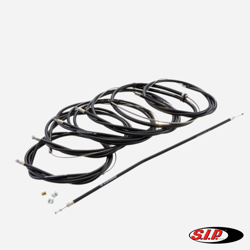 SIP PERFORMANCE Lambretta Friction Free LI SX TV DL & GP Black Cable Set