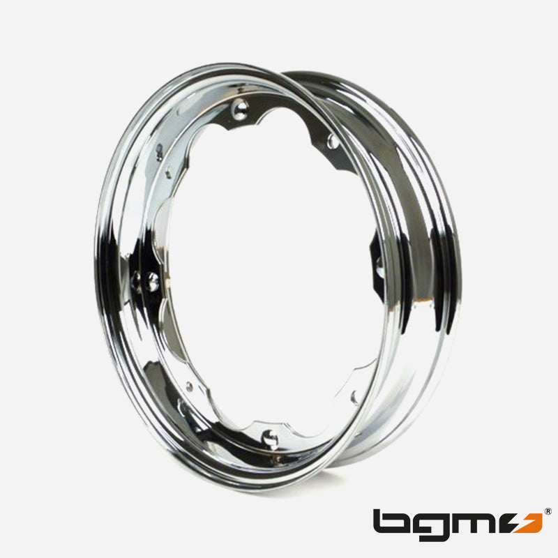 BGM PRO Lambretta LI SX TV DL & GP 350-10 Chrome Wheel Rim