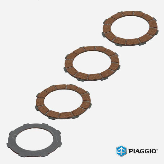 Piaggio Vespa PX PE M.Y. 4 Plate Clutch Cork Set