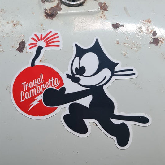 Travel Lambretta Felix The Cat Vinyl Transfer
