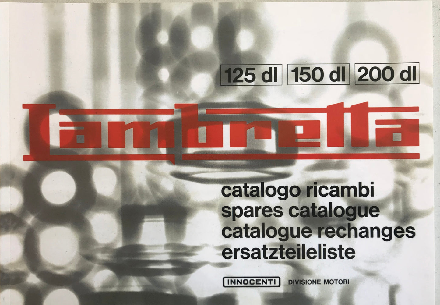 Lambretta DL & GP Parts Catalogue
